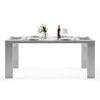 Kariba Engineered Wood Seater Dining Table In White High Gloss Finish