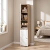 Lofty Tall Wardrobe with Circular Pattern Design for Modern Bedroom Interiors