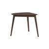 Scandinavian Khasa Dining Table Brown Cocoa Finish