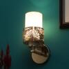 Eliante Modern Wall Lights Mild Steel & Glass Material Gold & White Finish