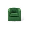 Accentrin Solid Wood Accent Chair in Green Colour