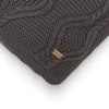 Nile Grey Decorative Cushion Cover 12 x 20 Inches