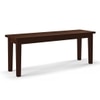 Diner 6 Seater Dining Table With Diner Upholstered Chairs and Bench (Finish : Dark Walnut, Chair Colour : Grey)