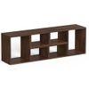 Petel Engineered Wood TV Entertainment Unit/Versatile Adjustable TV Stand & Storage Unit with 6 Compartments & Adjustable L-Shaped Shelves DIY Ideal Upto 65 Inches TV (Brown Maple)