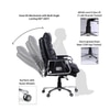Fortuna Leatherette Executive Chair In Black Colour