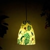 Tropical Vibe Glass Electric Lighting in White Colour