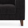 Verona Premium 1 Seater Fabric Sofa in Graphite Grey Colour