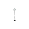 India Multicolour Fabric Floor Lamp with Black Iron Base