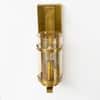 Hayward Brass and Glass Wall Light