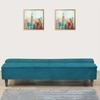 Palermo 3 Seater Sofa Cum Bed In Green Colour