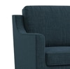 Abbey 1 Seater Fabric Sofa In Indigo Blue Colour