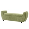 Redol Boucle 2 Seater Ottoman Bench with Storage  in Pista Green Color