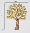 Ava Abstract Metal Wall Decor in Multicolor Set of 1