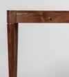Tbuddy Solid Wood Study Table in Dark Brown Finish