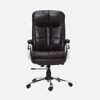 Ettorez Grace Ultra Premium Leatherette Office Chair In Brown Colour
