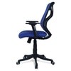 Zeeazyana Mid Back Ergonomic Chair in Blue Colour