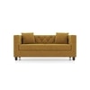 Windsor 2 Seater Fabric Sofa (Colour: Ochre)