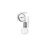 Brass Black Metal Wall Light