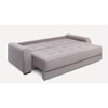 Calliro 3 Pull Out Sofa Cum Bed ith storage In Grey Colour