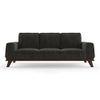 Granada Premium 3 Seater Fabric Sofa in Graphite Grey Colour