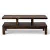 Allen Sheesham Wood TV Entertainment Unit in Mahogany Finish