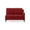 Abbey Sectional Sofa (Colour : Salsa Red, Cushion : Hard, Seater : Left Aligned 2 Seater + Left Aligned Chaise)