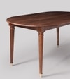 Pearn Solid Wood Dining Table In Light Brown Finish