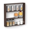 BLUEWUD Jasden Engineered Wood Multipurpose Kitchen Storage Rack Shelf (Wenge)
