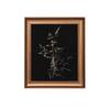 Artistry Black Simple Moody Background Illustration Canvas Wall Prints Set of 1 Multicolor Matte