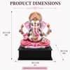 Devotional Siddhi Aura Ganesha Statue in Multicolor Colour