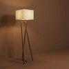 Catapult Beige Jute Floor Lamp with Beige Jute Base