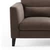 Lewis Sofa Set (Colour : Daschund Brown, Cushion : Hard, Seater : 2+1+1)