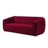 Rosa Fabric Sofa (Maroon)