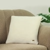 Mini Moss Knit Ivory Cushion Cover 16X16  Inches