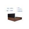 Yama Bed With Premium Leatherette Fabric And Box Storage Queen Bed