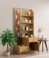Hexa Red Wooden Dressing Table in Giant Wood Colour