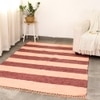 Palolem 1 Recycle Chindi Rug With Red Colour