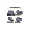 Gilbertson 1 Seater Fold Out Sofa cum Bed  in Grey Colour