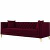 Haruko Fabric Sofa - Maroon