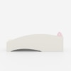 Loopy Loop Toddler Bed in White and Pink Stripes