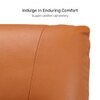 Orchard Two Seater Motorized Leather Recliner in Savana Tan Brown Colour
