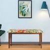 Fringor Solid Wood Bench In Provincial Teak Finish