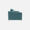 Arab Velvet 3 Seater Sofa T Blue Color