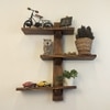 Felicia Wooden Wall Shelf Organiser