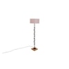Edythe Grey Cotton Shade Floor Lamp