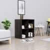 Hexa Engineered Wood Bookshelf Multipurpose Storage Rack in Flower Wenge Colour