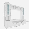 Benji Tv Unit 55 Inch Tv Frosty White