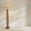 Tall Boy Black Jute Floor Lamp with Black Jute Base