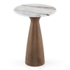 Sienne Soild Wood and Toronto Side Table in Bronzed Oak Finish
