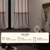 Stoa Paris Satin Window Curtain, 70% Blackout Curtains,   Privacy Lining, Pack of 2, Versailles - Noble Rose
